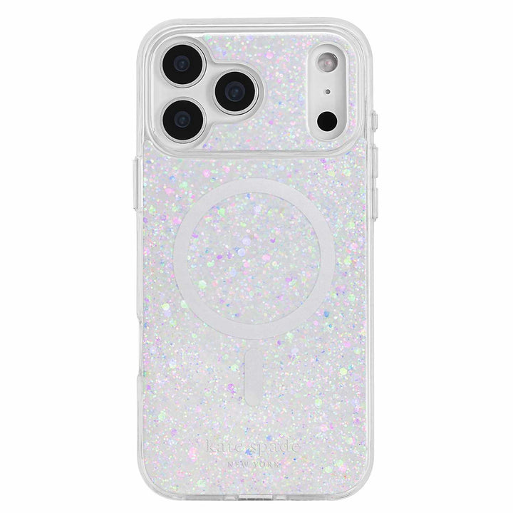 Kate Spade | Protective MagSafe Case iPhone 18 Pro /17 Pro - Chunky Glitter Iridescen | KS061128