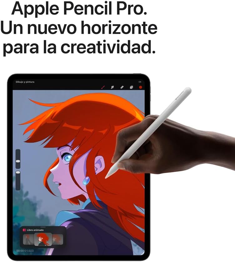 Apple | iPad Pro M5 13" Wi‑Fi  + Cellular 1TB with nano-texture glass - Space Black | ME8G4CL/A