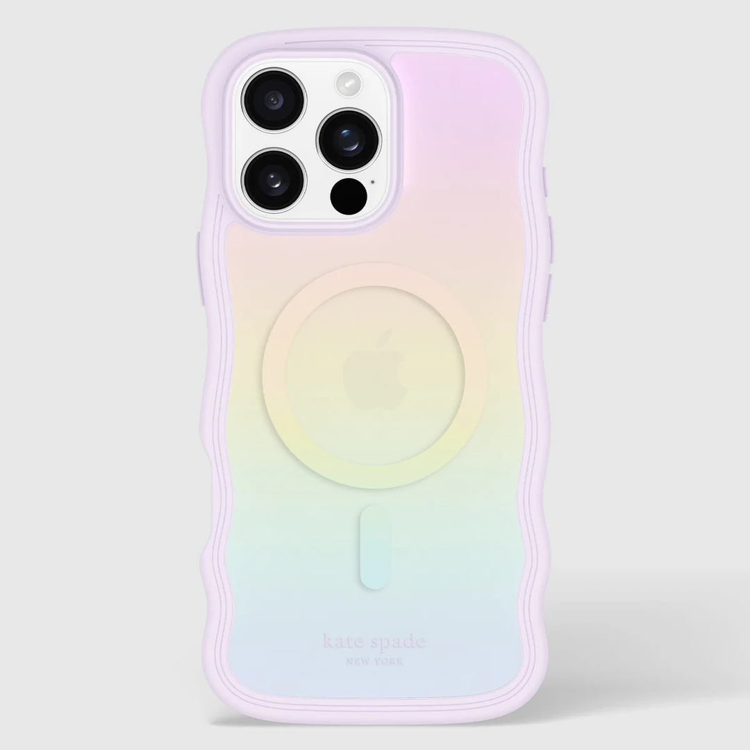 Kate Spade | Wavy Case w/MagSafe iPhone 16 Pro - Opal