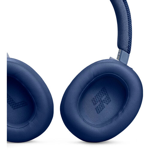 JBL | Live 770NC Over-Ear Noise Cancelling Bluetooth Headphones - Blue | JBLLIVE770NCBLUAM