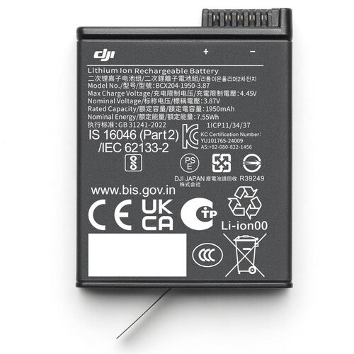 DJI | Extreme Battery Plus Osmo Action 3 / 4 / 5 Pro  (1950 mAh) | CP.OS.00000370.02
