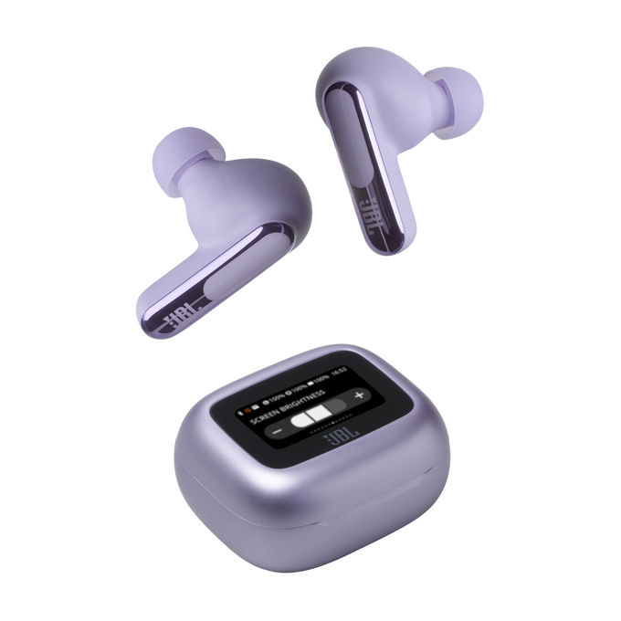 JBL | Live Beam 3 True Wireless Noise Cancelling Closed / Beam - Purple | JBLLIVEBEAM3PURAM