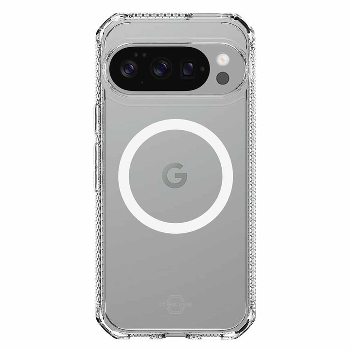 ITSKINS | Hybrid_R Case w/MagSafe for Google Pixel 10 Pro XL - Clear | GGXXHMACRTRSP
