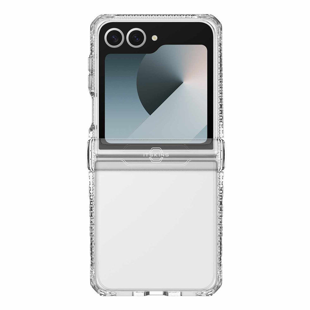 ITSKINS | Hybrid_R Case Hinge for Samsung Galaxy Z Flip7 - Clear | SGB7HYICLTRSP