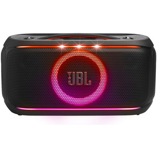 JBL | Partybox On-the-Go 2 Party Speaker with Wireless Microphone - Black | JBLPBOTG2PLBAM