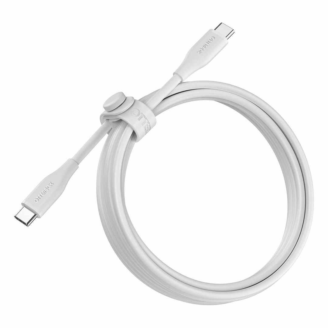 OtterBox | Silicone Cable USB-C to USB-C 6ft 60W - White | 77-000788