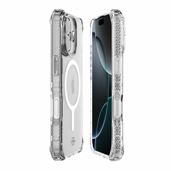 ITSKINS | Hybrid_R MagSafe iPhone 17 Case - Clear | AP7NHMACRTRSP