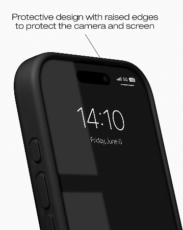Ideal of Sweden | Silicone Case MagSafe iPhone 16 - Black | 120-8771