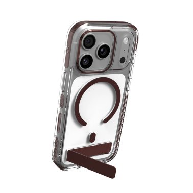 ZAGG | Graphene Santa Cruz Snap iPhone 18 Pro/17 Pro Kickstand Metallic Case - Burnt Copper | 702322321