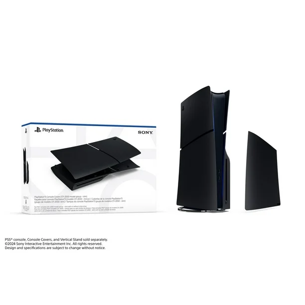 Sony | PlayStation PS5 Slim - Standard Ed. Console Cover - Midnight Black | 1000041318