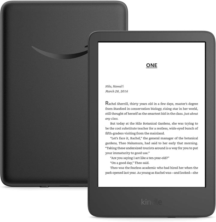 Amazon | Kindle 16 GB Lightest Compact Kindle Glare-free 6" Display - Black | B0CP32JG8B