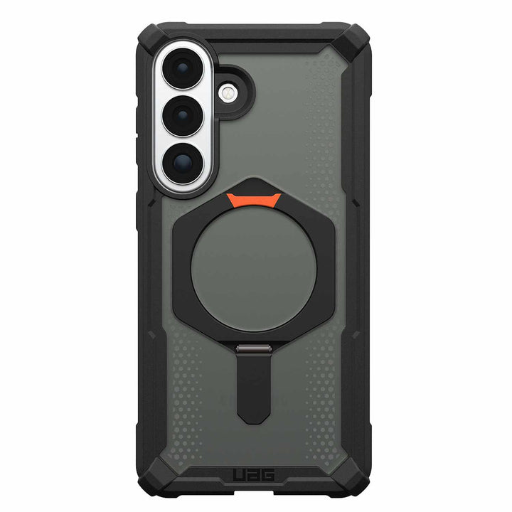 UAG | Plasma XTE Rugged Kickstand Case w/Magnets for Samsung Galaxy S26+ - Black/Orange | 214523114097