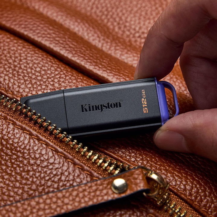 Kingston | Portable USB 3.2 Gen 1 DataTraveler Exodia 512GB - Black/Purple | DTXG2/512GB