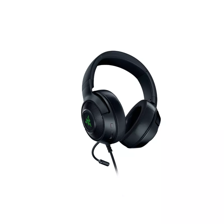 Razer | Kraken V3 X Chroma Wired Over-Ear Gaming Headset with 7.1 Surround Sound For PC - Black | RZ04-03750100-R3U1