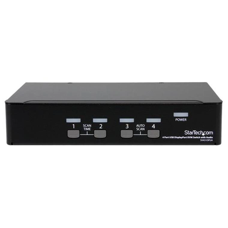 Startech | Displayport KVM Switch 4 Port USB | SV431DPUA