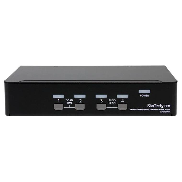 Startech | Displayport KVM Switch 4 Port USB | SV431DPUA