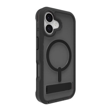 ZAGG | Graphene Rainier Snap Kickstand iPhone 17 Case - Smoke Black | 702319172