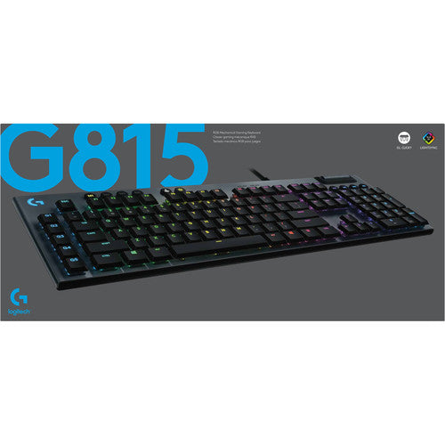 Logitech | G815 RGB Mechanical Gaming Keyboard (Clicky) | 920-009087