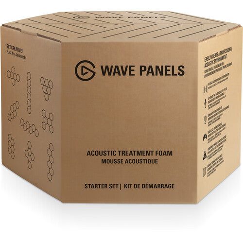 Elgato Wave Foam Acoustic Panels Starter Set (Black) 10AAJ9901