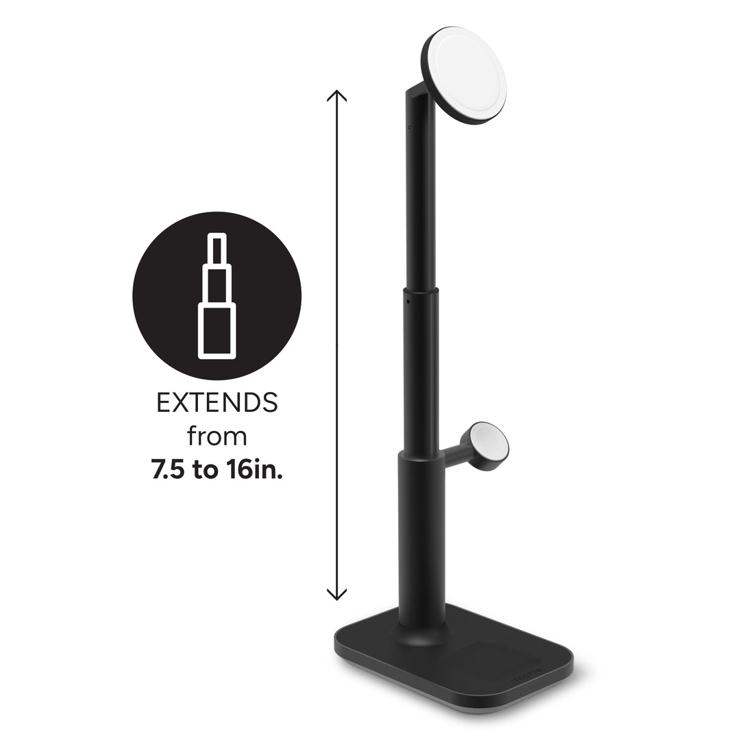 Mophie | 3-in-1 MagSafe Extendable Stand - Black | 401311349