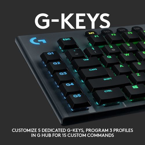 Logitech | G815 RGB Mechanical Gaming Keyboard (Clicky) | 920-009087