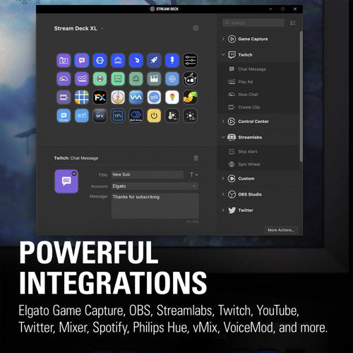Elgato | Stream Deck XL - Advanced Stream Control With 32 Programmable LCD Keyboard | 10GAT9901