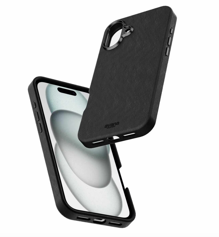 //// Avana | Vegan Leather MagSafe Case iPhone 16 - Ash | 120-8527