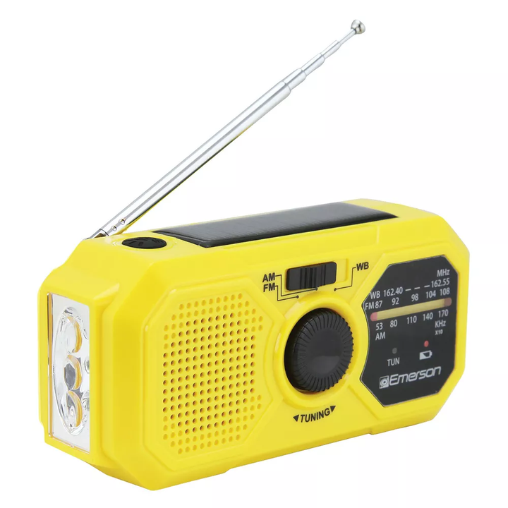 Emerson | Emergency AM/FM Radio with Weather Band and Power Bank | ER-7050