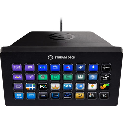Elgato | Stream Deck XL - Advanced Stream Control With 32 Programmable LCD Keyboard | 10GAT9901