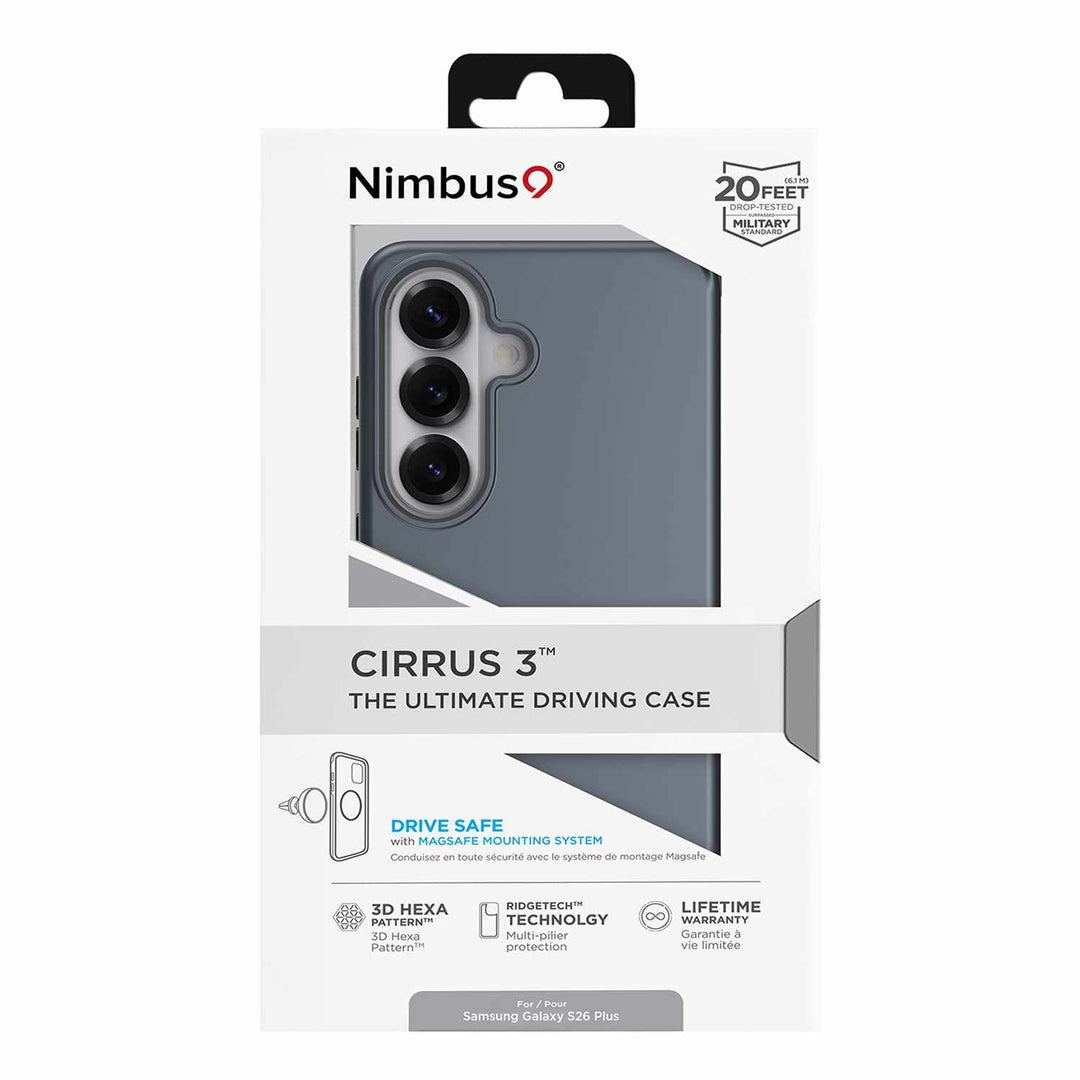 Nimbus9 | Cirrus 3 Case w/Magnets for Samsung Galaxy S26+ -  Steel Blue | N9C3MSSAMGS26PSBL
