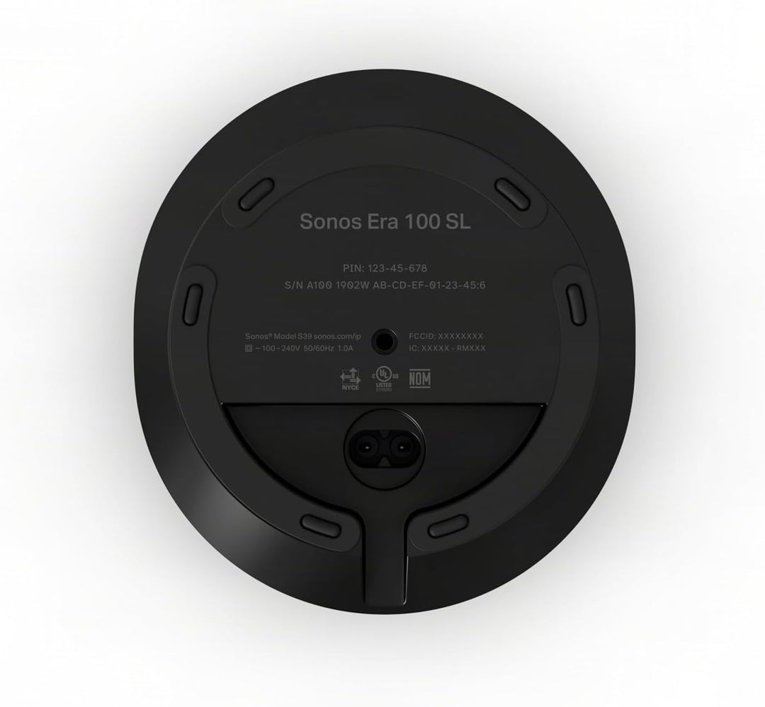 Sonos | Era 100 SL Wireless Multi-Room Speaker Single - Black | E10SLUS1BLK