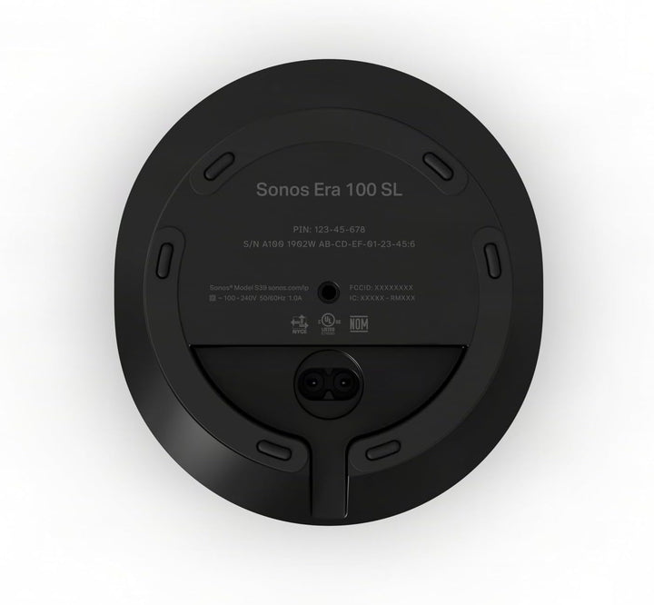 Sonos | Era 100 SL Wireless Multi-Room Speaker Single - Black | E10SLUS1BLK
