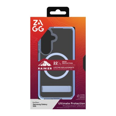 ZAGG | Graphene Santa Cruz Snap Kickstand Case Samsung Galaxy S26 - Icy Blue | 702321238