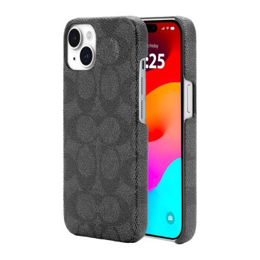 Coach | Slim Wrap Signature C Case iPhone 17e/16e/15/14/13 - Charcoal | 15-12444