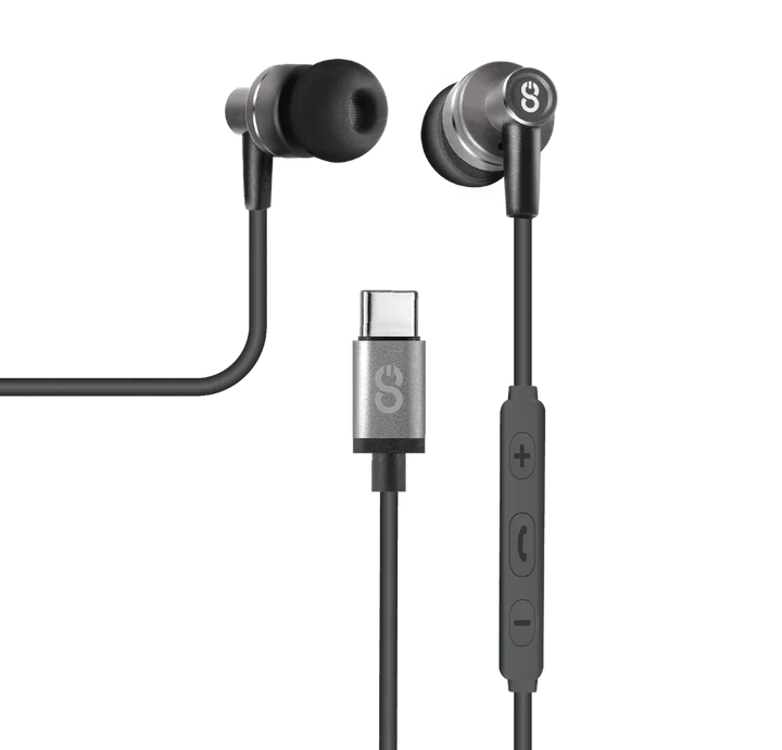 /// LOGiiX | Tunefreqs USB-C In Ear Headphones - Graphite Grey LGX-13164