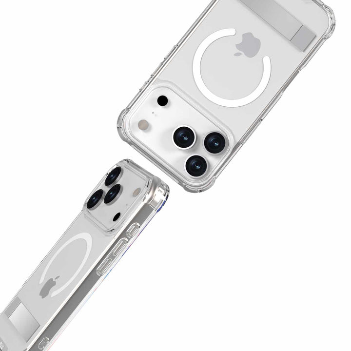 Blu Element | DropZone Rugged MagSafe Case w/Kickstand iPhone 17 Pro Max - Clear | BEDZMG17K4