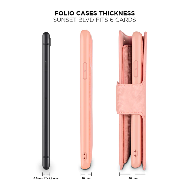 Caseco | iPhone 11 Pro - Sunset Blvd 2-in-1 RFID Blocking Folio Case - Pink | C3506-05