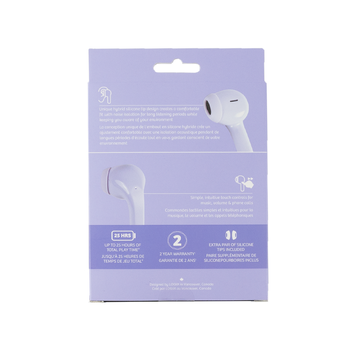 LOGiiX | Vibrance Melody TWS Earphones - Blush | LGX-13565