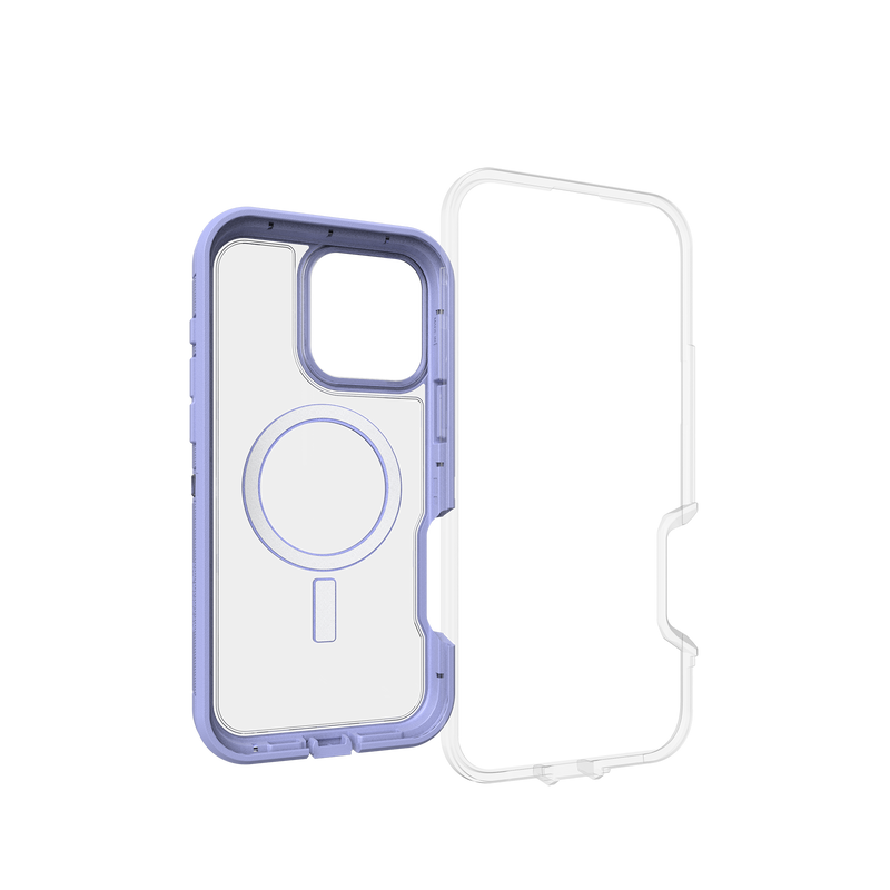OtterBox | Defender XT Pro w/ MagSafe Case iPhone 16 Pro Max - Clear /Purple Lavendar Haze | 77-96107