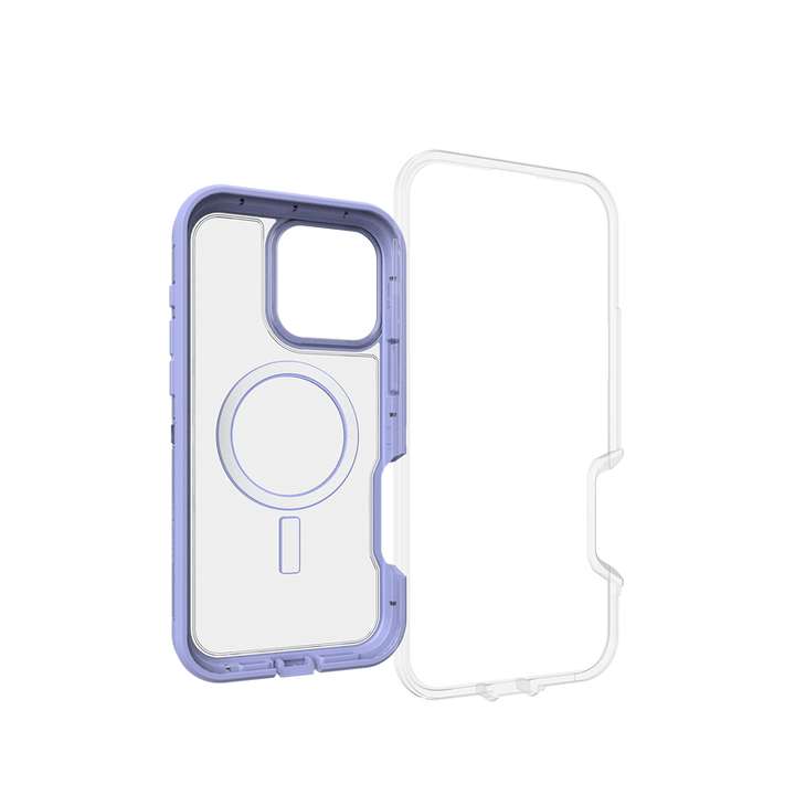 OtterBox | Defender XT Pro w/ MagSafe Case iPhone 16 Pro Max - Clear /Purple Lavendar Haze | 77-96107
