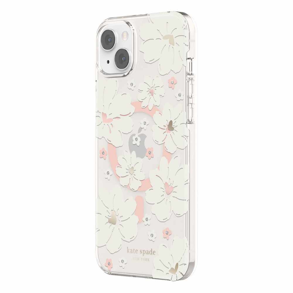 //// Kate Spade NY |  iPhone 14/13 - Protective Hardshell for MagSafe Case - Classic Peony | KSIPH-234-CFLCC