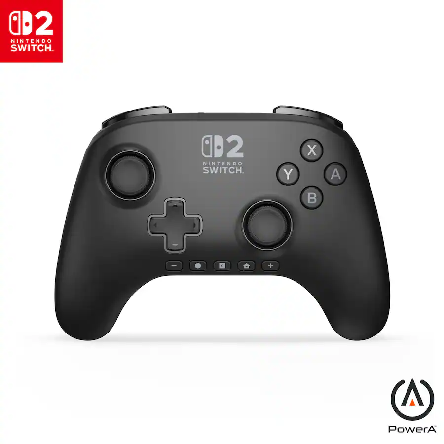 PowerA | Advantage Wireless Controller for Nintendo Switch 2 - Black | N-ACCNS2-0126