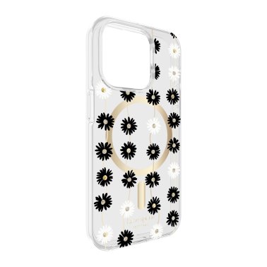 //// Kate Spade NY | Protective Case for MagSafe iPhone 15 Pro Daisy - Chain | KS052498