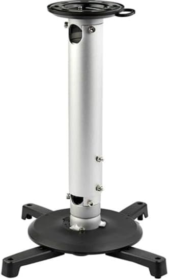 StarTech | Universal Ceiling Projector Mount Heavy Duty Height Adjustable/Extendable Pole Mount 5-22.7" from Ceiling - 33lb (15kg) | PROJCEILMNT2