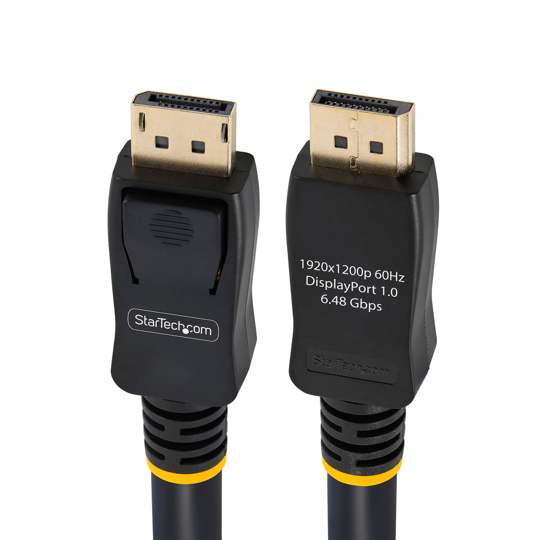 StartTech | DisplayPort to DisplayPort Cable Full HD 50ft - Black | DISPLPORT50L