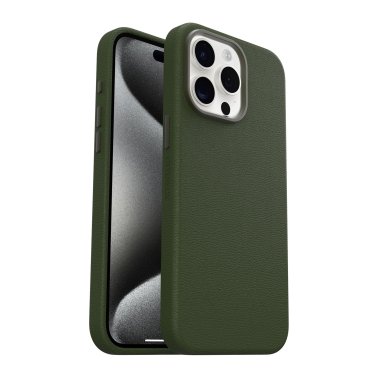 Otterbox | Symmetry Cactus Leather w/MagSafe case iPhone 15 Pro Max - Green (Cactus Grove) | 15-12625