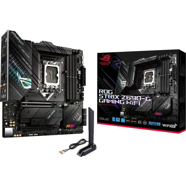 Asus  | Motherboard WiFi 6E LGA 1700 12th Gen MATX(PCIe 5.0,DDR5,14+1 power stages,2.5 Gb LAN,Bluetooth v5.2,Thunderbolt 4,3xM.2/NVMe SSD and Front panel USB 3.2 Gen 2x2 Type-C connector)