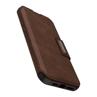 Otterbox | Strada Leather Folio Case iPhone 15 Plus - Brown (Espresso) | 120-7454