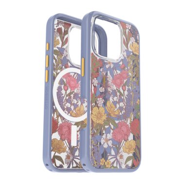 OtterBox | Symmetry w/ MagSafe Series Case iPhone 16 Pro - Purple Wildflowers | 77-96396