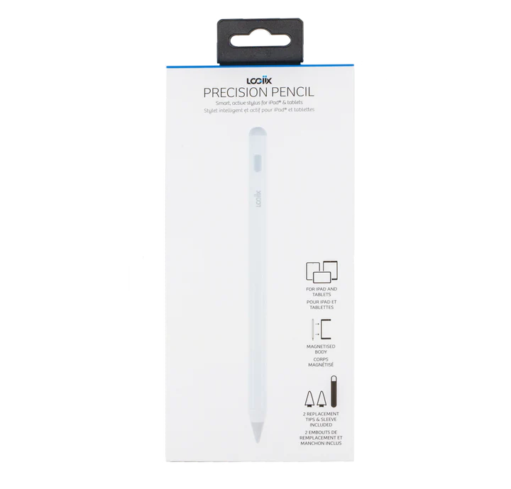LOGiiX | Precision Pencil Classic for iPads and All Capacitive Touchscreen Devices - White | LGX-13560